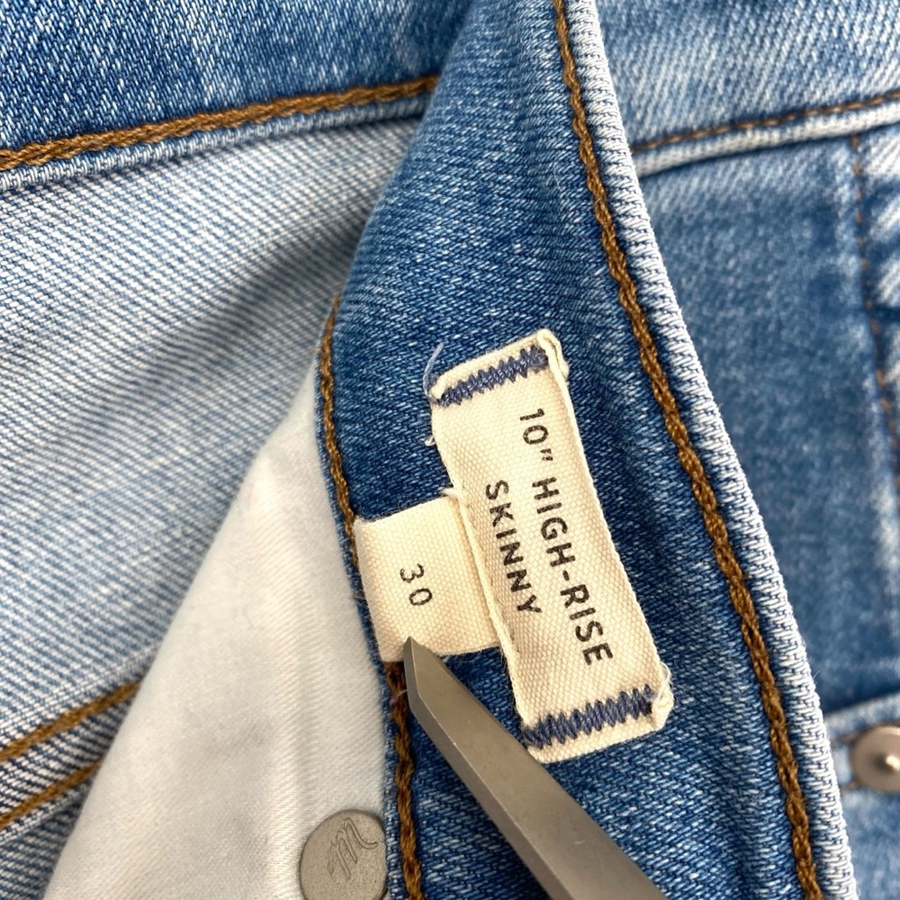 Madewell Women’s 10” High Rise Skinny Stretch Jeans - Picture 6 of 7
